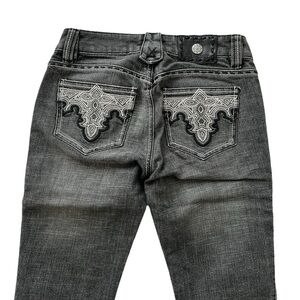 ANTIK DENIM Straight Leg Black Jeans sz.25